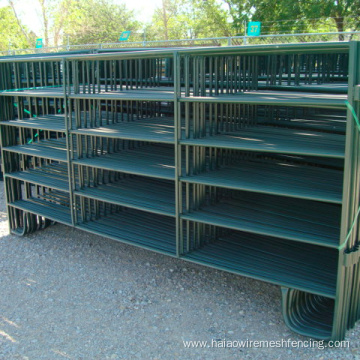 Heavy duty portable galvanized pipe horse corral panels